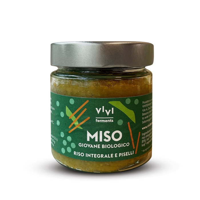 VIVI ferments Miso giovane - Riso integrale e Piselli