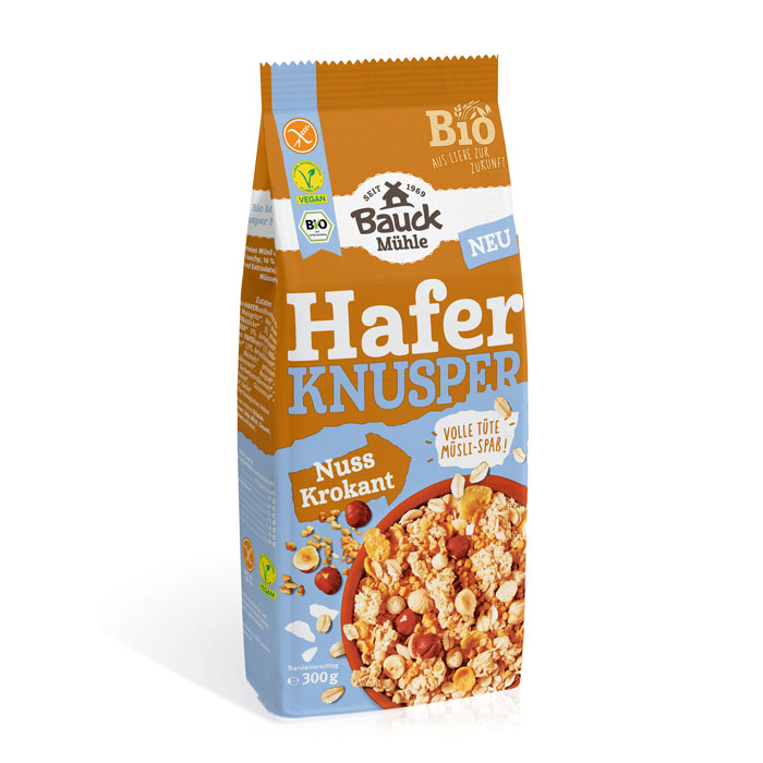 Bauck Müle Granola Nocciole croccanti SENZA GLUTINE