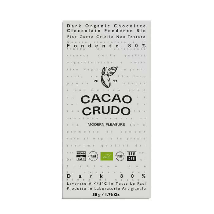 Cacao Crudo Tavoletta Fondente 80%