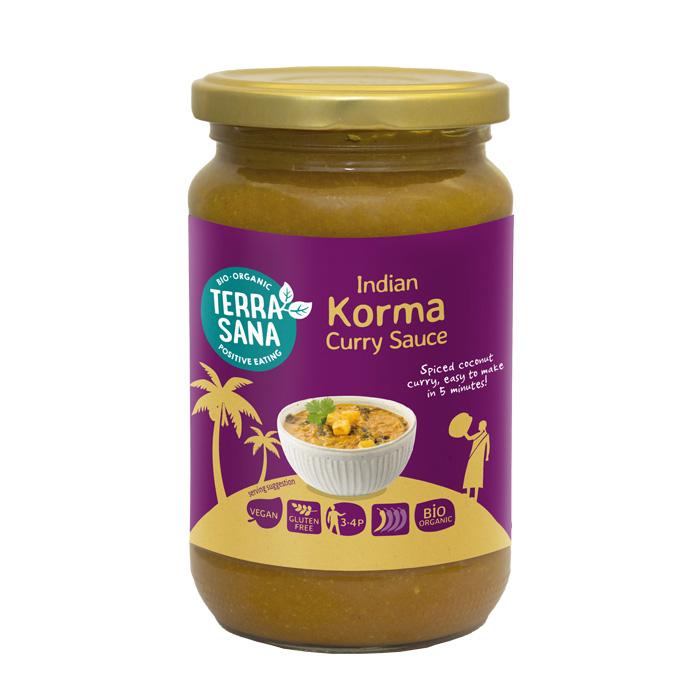 TerraSana Korma Salsa al Curry indiana