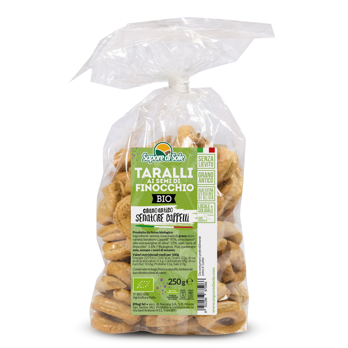 Taralli Senatore Cappelli ai Semi di Finocchio