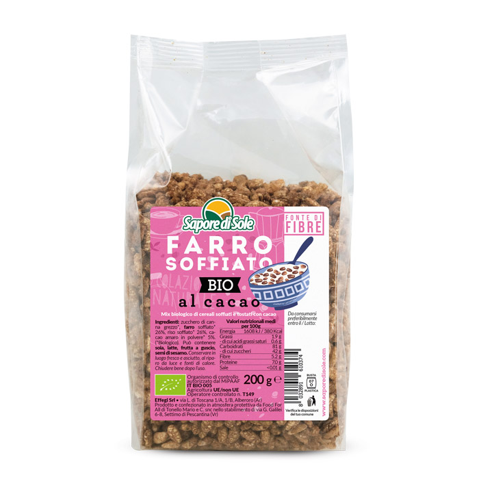 Farro e Riso Soffiato al Cacao