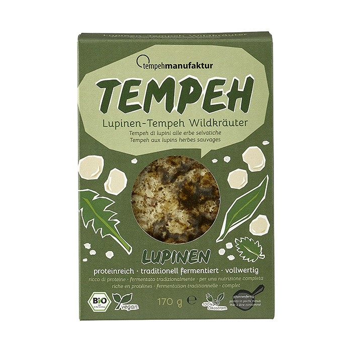 Tempehmanufaktur Tempeh di Lupini alle Erbe