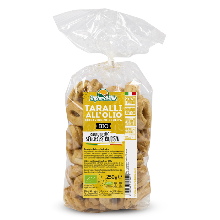 Taralli Senatore Cappelli all'Olio Extravergine di Oliva