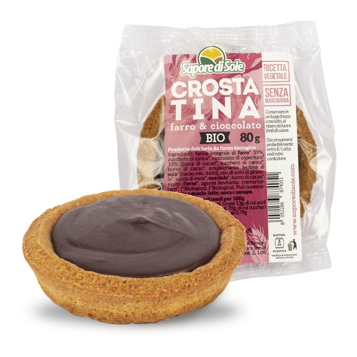 Crostatina Farro e Cioccolato