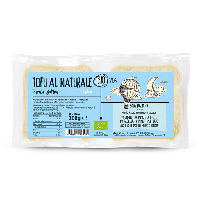 Bio Veg Tofu al Naturale senza glutine