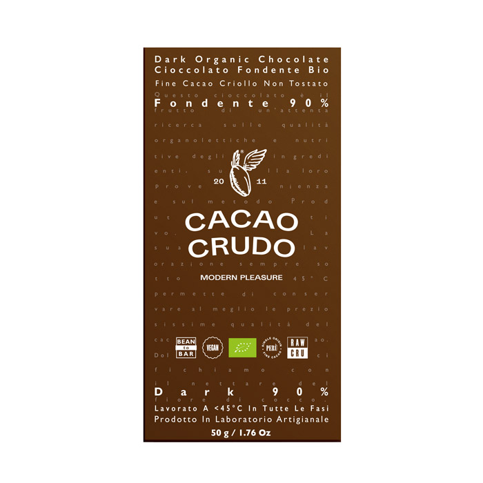 Cacao Crudo Tavoletta Fondente 90%