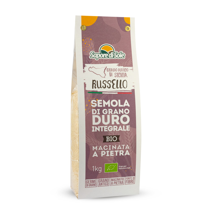 Russello - Semola Integrale di Grano Duro Antico di Sicilia