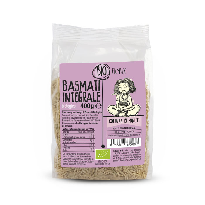 Bio Family Riso Basmati Integrale 