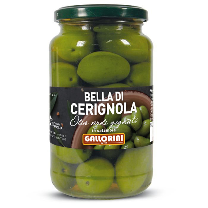 Gallorini Olive Verdi Bella di Cerignola al Naturale