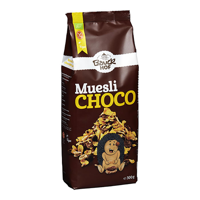 Bauck Mühle Muesli Cioccolato Crisp e Crunch SENZA GLUTINE