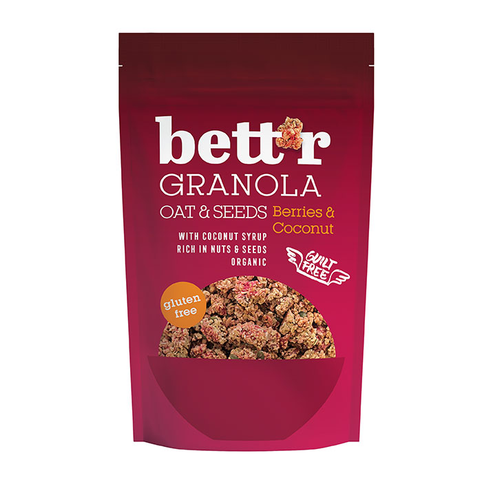 Bett'r Granola Lamponi e Cocco