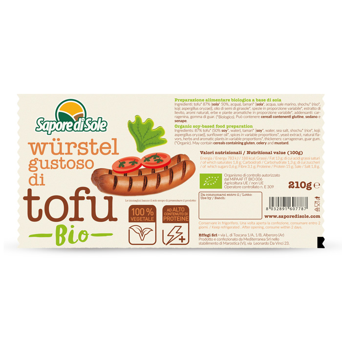 Wurstel Gustoso di Tofu