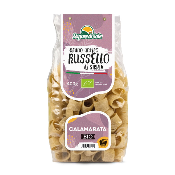 Calamarata di  grano  antico Russello