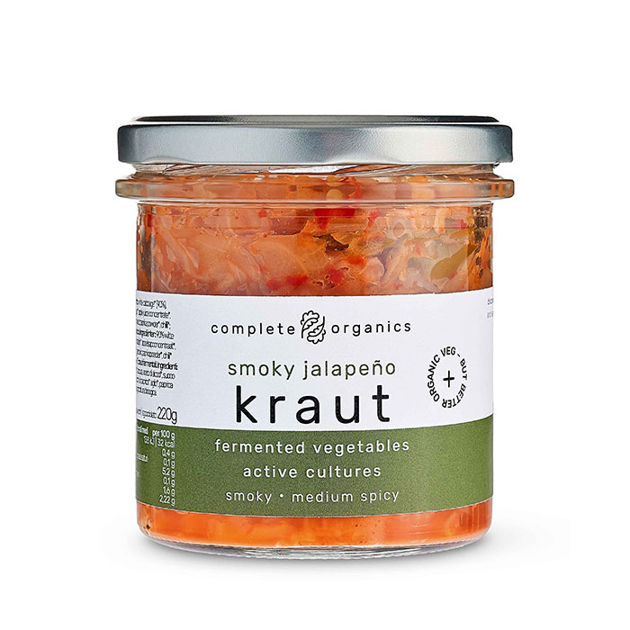 Complete Organics Crauti Affumicati con Jalapeño- Verdure Fermentate