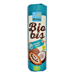 Pural Biobis Biscotti al Cacao farciti con Crema al Cocco