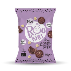 Rookies Mini Biscotti con Nocciole e Gocce di Cioccolato SENZA GLUTINE