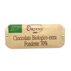 Cioccolateria Orsini Tavoletta Cioccolato Fondente 70%