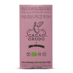 Cacao Crudo Tavoletta Fondente Sale dell'Himalaya e Granella di Cacao 